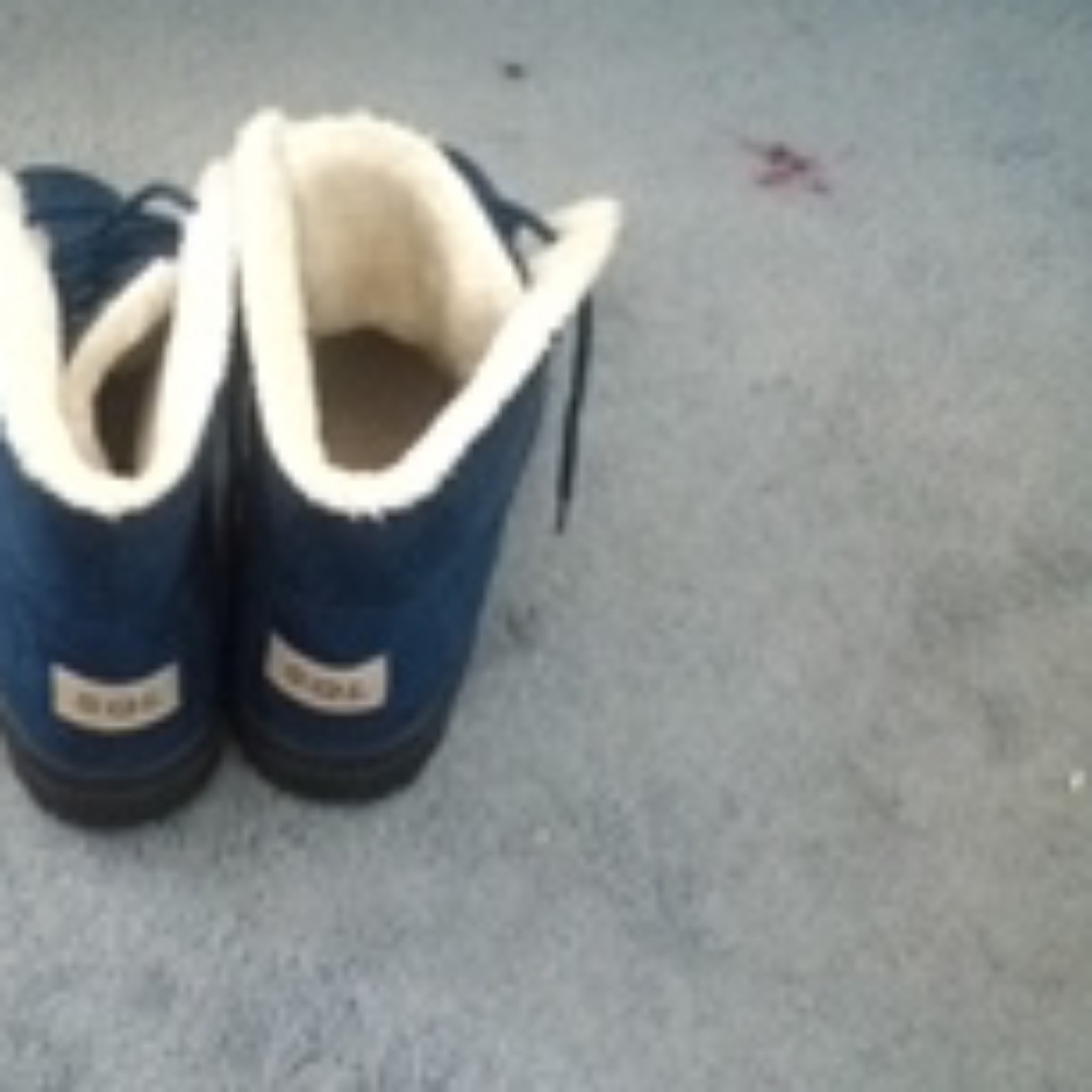 Blue SQL booties. - Picture 2 of 2